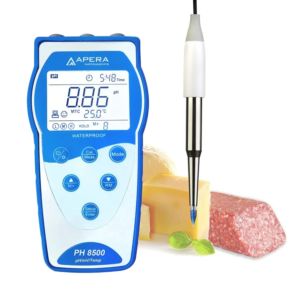 PH8500-SS pH meter for Food Samples with GLP Memory Function and Data Output